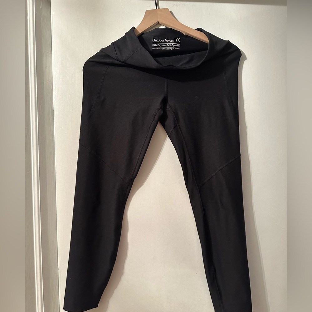 OUTDOOR VOICES  Leggings Black size small women’s